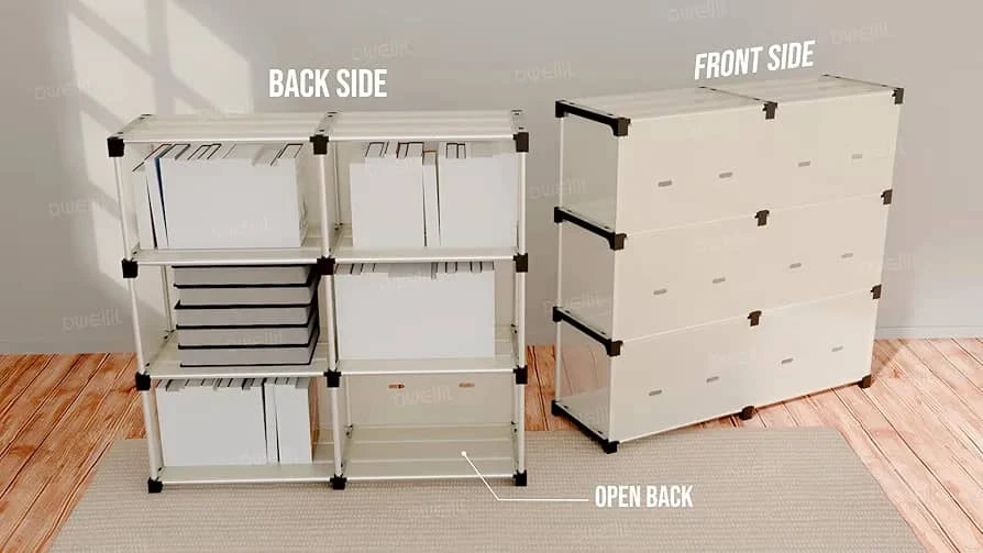 دولاب بلاستيك مكعبات. 6خانات مميز وبسعر خرافي جدآ تابع حتى النهايه