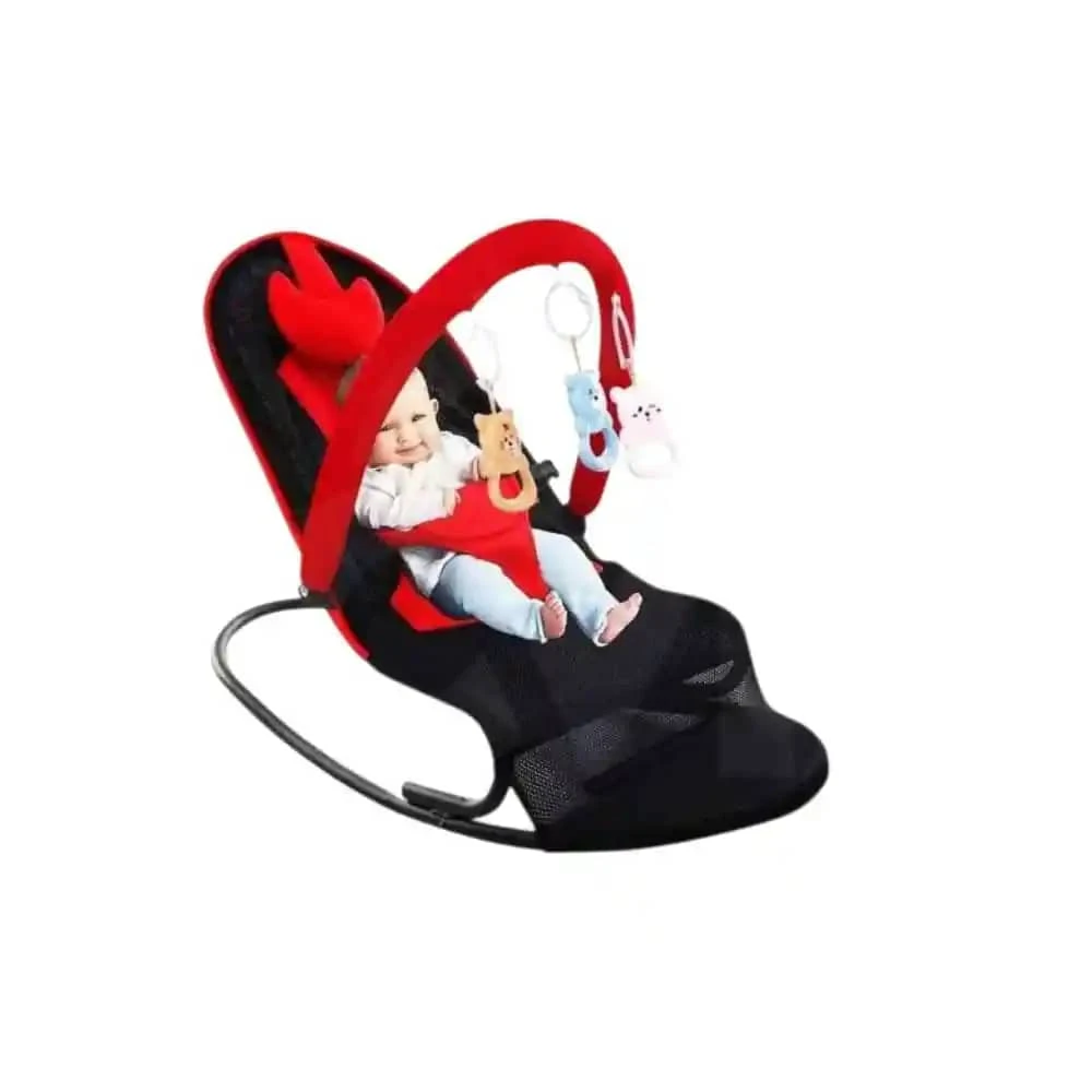 *دللي صغيركِ بالراحة والدعم مع كرسي الهزاز الشبكي المميز!* 🌟