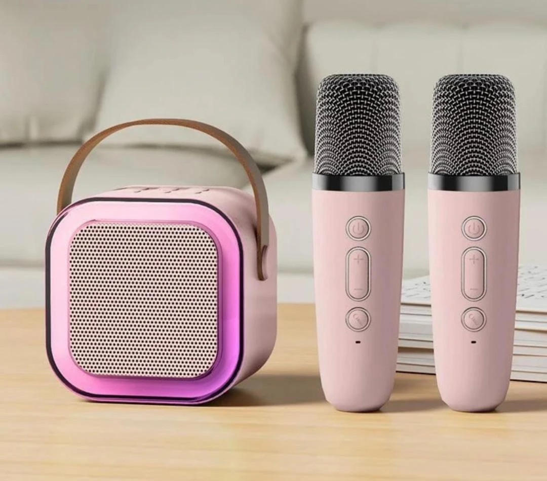 🎙️🎙️  مكبر صوت مع 2مكروفنات 🎙️🎙️